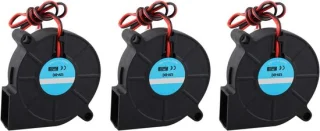 SnelShoppen 3 stuks 3D printer koelventilator 5015 radiaal 12V 2-pin