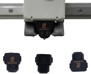 SnelShoppen 3 stuks siliconen sokken voor A1 Mini 3D-printer, hittebestendige isolatiecover voor hotend