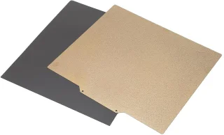 SnelShoppen - 3D Geprinte Magnetische Plaat Flexibel Textuur Poeder Gecoat Dubbelzijdig Constructie Platform van PEI Lente Staal 229 x 257 mm voor 3D