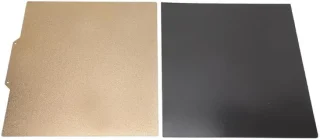 SnelShoppen - 3D Geprinte Magnetische Plaat Flexibel Textuur Poeder Gecoat Dubbelzijdig Constructie Platform van PEI Lente Staal 229 x 257 mm voor 3D