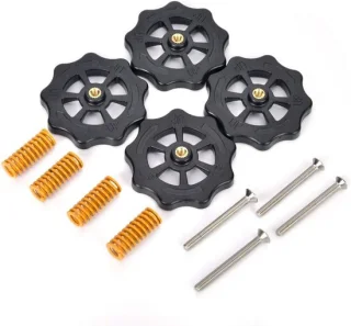 SnelShoppen 3D handmatige verstelbare moer 52mm met 4 compressieveren en 4 schroeven