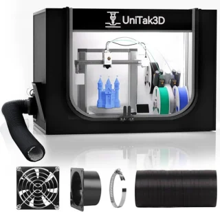 SnelShoppen 3d printer case voor bambulab a1/a1 mini combo