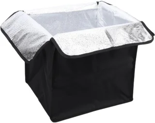 SnelShoppen - 3D Printer Cover - Opberghoes met Handvat - Constant Temperatuur - Aluminium Folie Stof - Voor A1 Mini - Bescherming en Stabiliteit