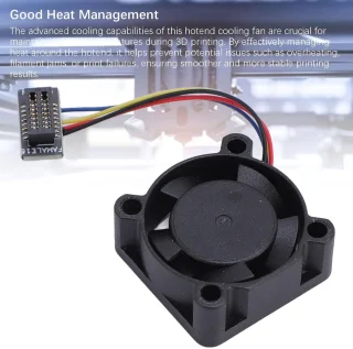 SnelShoppen 3D-printer extruder hot end koelventilator voor Bambulab P1/P1P/P1S, 5V 25x25x10mm