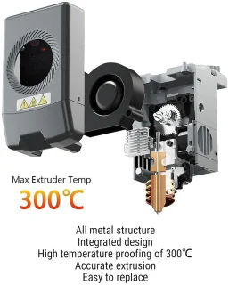 SnelShoppen 3D printer hotend kit all-metal voor Flashforge AD5X