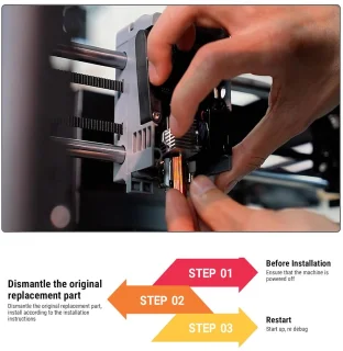 SnelShoppen 3D printer hotend kit all-metal voor Flashforge AD5X