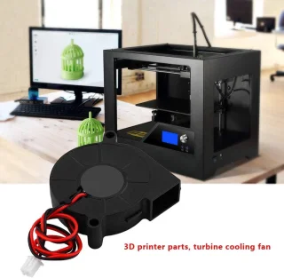 SnelShoppen - 3D Printer Turbofan - 50 * 15mm DC 12/24V Koelventilator Set - Duurzame Radiale Koelventilator voor 3D Printer en Extruder - Hoogwaardig