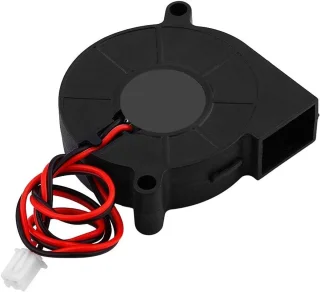 SnelShoppen - 3D Printer Turbofan - 50 * 15mm DC 12/24V Koelventilator Set - Duurzame Radiale Koelventilator voor 3D Printer en Extruder - Hoogwaardig