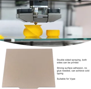SnelShoppen - 3D Printer Verwijderbare Constructieplaat 265x250mm Magnetische Spring Stalen Plaat voor 3D Printen - Dubbelzijdig, Eenvoudige Vormverwi