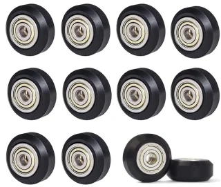 SnelShoppen 3D printer wielen v-slot POM voor Creality Ender 3 (12 stuks)