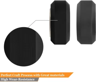 SnelShoppen 3D printer wielen v-slot POM voor Creality Ender 3 (12 stuks)