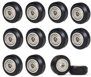 SnelShoppen 3D-printerwielen V-slot POM voor Creality Ender 3 (12 stuks)