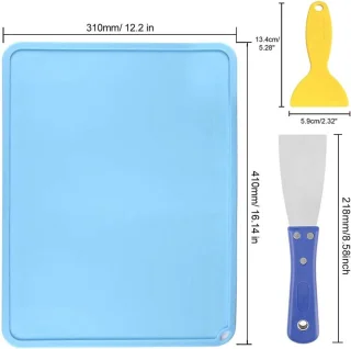 SnelShoppen - 3D Resin Tool Printer Kit met Pliers, Resin Filter, Scraper en Silicone Mat voor LCD SLA DLP 3D Printer Accessoires - Compleet Gereedsch