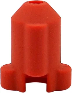 SnelShoppen - 4 Pack K1 Max Silicium Deksocken voor K1 K1 MAX 3D Printer - Duurzaam, Temperatuur Stabiliserend, Rood - Accessoires voor Verwarmingsblo