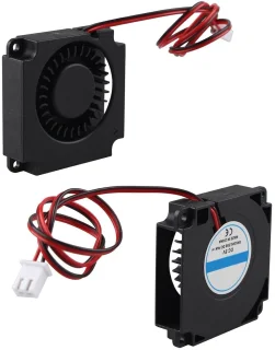 SnelShoppen 4 stuks 3D printer ventilator 4010 DC 5V borstelloos 40x40x10mm met 2-pin aansluiting