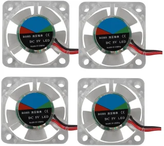 SnelShoppen 4 stuks 3D-printerventilator 3010 30x30x10mm borstelloos DC 5V