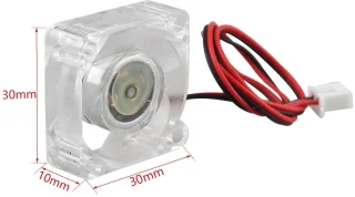 SnelShoppen 4 stuks 3D-printerventilator 3010 30x30x10mm borstelloos DC 5V
