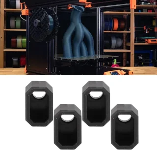 SnelShoppen - 4PCS 3D Printer Hotend Silicoon Sok voor Prusa MK4 en Prusa XL, Hoog Temperatuur Bestendige Silicone Deksel voor Verwarmblok, Eenvoudige