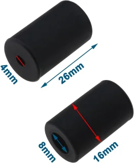 SnelShoppen - 4PCS Silicone Buffer voor 3D Printer, Hittebestendig Leveling Kolom voor Artillery Sidewinder X1/Genius, Schokabsorberend en Stabiel, 16
