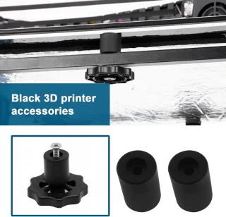 SnelShoppen - 4PCS Silicone Buffer voor 3D Printer, Hittebestendig Leveling Kolom voor Artillery Sidewinder X1/Genius, Schokabsorberend en Stabiel, 16