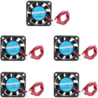 SnelShoppen 5 stuks 3D printer ventilator 12V DC mini 40x40x10mm
