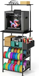 SnelShoppen 5-tier 3d printer tafel met metaal printer kast