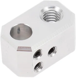 SnelShoppen 6 stuks 3D-printeraccessoires voor Prusa i3 MK4 – aluminium verwarmblok, extruder thermistor kabel, verwarmingsstaaf