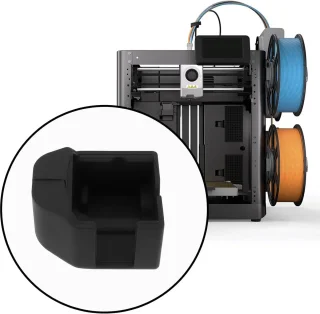 SnelShoppen - 6 stuks siliconen beschermhoes voor Flashforge AD5X 3D printer hotend verwarmblok
