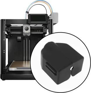 SnelShoppen - 6 stuks siliconen beschermhoes voor Flashforge AD5X 3D printer hotend verwarmblok