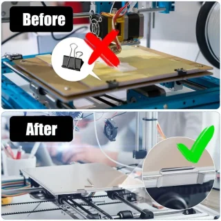 SnelShoppen - 8 stuks 7mm 3D-printer fix klemmen voor warmbed glas platform