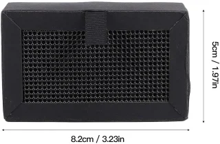 SnelShoppen - Activated Carbon Filter 5 Stuks Vervangende 3D Printer Luchtfilters voor P1P P1S X1 P1 3D Printer Onderdelen - Geurabsorberend, Hoogwaar