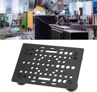 SnelShoppen - Aluminium Gantry Plaat 20-80mm V Slot 3D Printer Universele Rail Portal, Anodized 3D Printer Lineaire Gids voor Freesmachine met 4 Plast