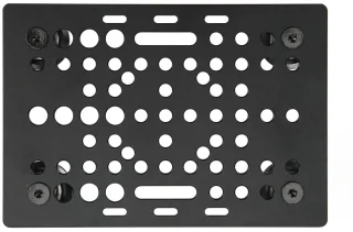 SnelShoppen - Aluminium Gantry Plaat 20-80mm V Slot 3D Printer Universele Rail Portal, Anodized 3D Printer Lineaire Gids voor Freesmachine met 4 Plast