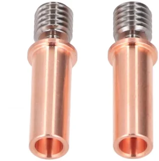 SnelShoppen bimetalen vervangings heatbreak Ti legering en koper voor Kobra 2 Pro 3D printer