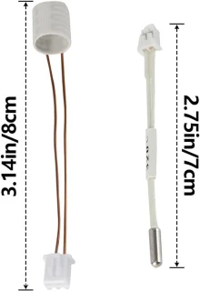 SnelShoppen - Ceramic Heating Thermistor Kit 60W Hoge Temperatuur Sensor voor 3D Printer Hot End Accessoires - Duurzaam, Eenvoudig te Installeren, Ver