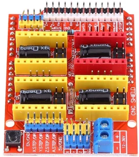 SnelShoppen - CNC Shield expansiebord met 4 stuks A4988 stappenmotor driver
