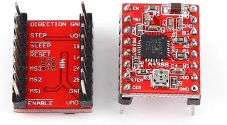 SnelShoppen - CNC Shield V3 Expansiebord + 4x A4988 Stappenmotor Driver, 3D Printer Kit voor Graveermachine en 3D Printer, 4-Assig, GRBL Compatibel