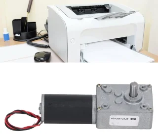 SnelShoppen DC24V versnellingsmotor CW CCW enkele as 5 RPM voor printer en telmachine