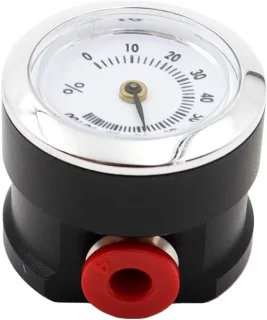 SnelShoppen filament droog box metalen hygrometer voor 3D printer zwart aluminium