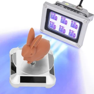 SnelShoppen hars uv-lamp 405nm led voor 3d-printer met draaitafel