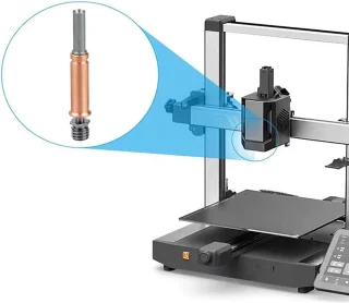 SnelShoppen - Hot End Kit 3D Printer Accessoires voor Kobra 3 en Kobra 3 Combo - Extruder Hot End Printkop - Verstelbaar tot 500°C - Ideaal voor FDM 3