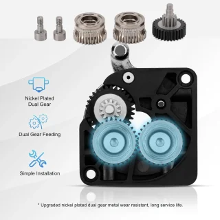SnelShoppen metal extractor aandrijfwielkit voor K1, K1C en K1 Max