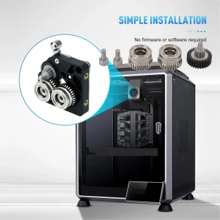 SnelShoppen metal extractor aandrijfwielkit voor K1, K1C en K1 Max