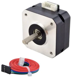 SnelShoppen - Nema 17 stepper motor 17 Ncm, 1A, 23 mm pancake motor