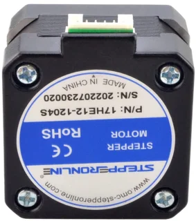 SnelShoppen - Nema 17 Stepper Motor 26 Ncm 1.2A Pancake Motor 30 mm Hoogte voor 3D Printer CNC - Hoogwaardige Stappenmotor, 1.8 Graad, Perfect voor Ho
