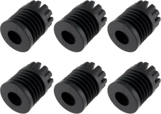 SnelShoppen pack van 6 3D printer rubber dempingsmatten 12.5 x 29 x 35mm