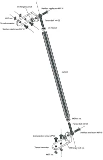 SnelShoppen support rod set voor Ender 3, Ender 3 V2 en Ender 3 Pro