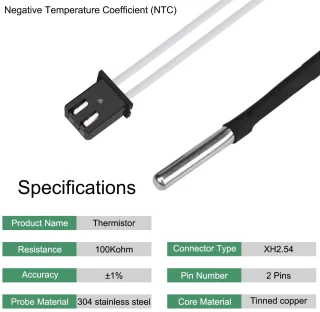 SnelShoppen thermistor NTC 100K temperatuursensor voor E3D V6 hotend