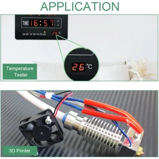 SnelShoppen thermistor NTC 100K temperatuursensor voor E3D V6 hotend