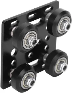 SnelShoppen - V Typery Plaat 2040 Aluminium Extrusie - Zwart - 3D Printer Accessoires - V-lock Wielen - EU Standaard 2020 - Compact en Duurzaam